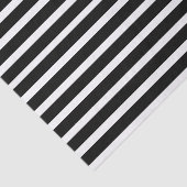 モダン白黒ストライプの 薄葉紙 (詳細)