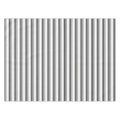 モダン白黒ストライプ テーブルクロス (正面(横))