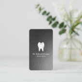 モダン白黒デンタルケア歯科アポイントメント 予約カード (スタンド正面)