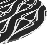 モダン白黒パターン カッティングボード (角)