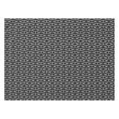 モダン白黒パターン テーブルクロス (正面(横))