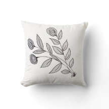 モダン白黒フローラ