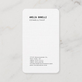 モダン白黒ミニマルプロフェッショナル 名刺