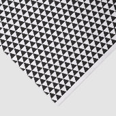 モダン白黒三角形シックカスタムギフトラップ 薄葉紙 (詳細)