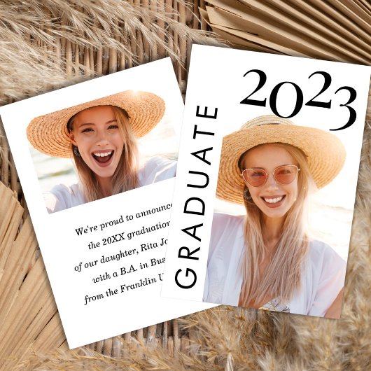 モダン白黒写真の大学院発表 招待状