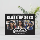 モダン白黒写真部卒業 案内状 (スタンド正面)