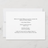 モダン白黒写真部卒業 案内状 (裏面)