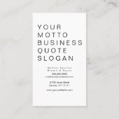 モダン白黒図形線 名刺 (裏面)