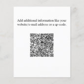 モダン白黒実在不動産代理カスタム人 チラシ (裏面)