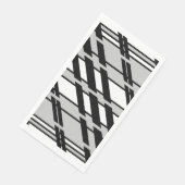 モダン白黒抽象芸術スカイラインパターン (コーナー)