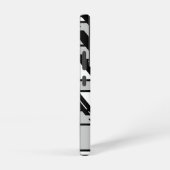 モダン白黒抽象芸術スカイラインパターン SAMSUNG GALAXYケース (右側面)