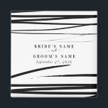 モダン白黒抽象芸術結婚式の引き出物 マグネット<br><div class="desc">黒モダン白の抽象芸術結婚デザイン。素朴な黒のストロークを取り入れた白黒をテーマにした絵を描デザイン。トレンディーエレガントをテーマにしたデザインを愛すシンプルる人に最適なデザイン。素子エレガント付きスタイリッシュ結婚式の引き出物磁石モダンデザイン。マッチング結婚の文房具アイテムや他の結婚式の招待形式も利用可能である。</div>