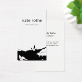 モダン白黒抽象芸術（ばちゃばちゃ）跳ねる (デスク)