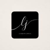 モダン白黒書状贈与証 (正面)