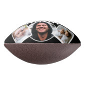 モダン白黒最高のパパEver 3 Photo Collage アメリカンフットボール (回転90)