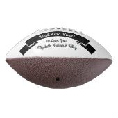 モダン白黒最高のパパEver 3 Photo Collage アメリカンフットボール (回転270)