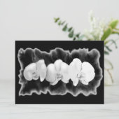 モダン白黒熱帯オ絵を描キッド 招待状 (スタンド正面)