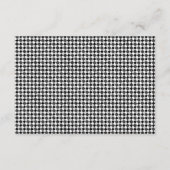 モダン白黒結婚の願い井戸の詩 エンクロージャーカード (裏面)