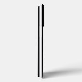 モダン白黒縦型ストライプ可愛いスタイリッシュ Case-Mate iPhoneケース (裏面 / 右)