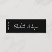 モダン白黒院生卒業 コーリングカード (正面)