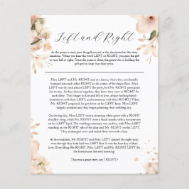 モダン白黒離れ右ゲーム チラシ