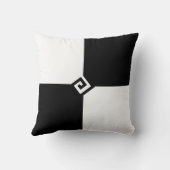 モダン白黒 クッション (裏面)