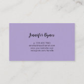 モダン白黒 名刺 (裏面)