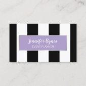 モダン白黒 名刺 (正面)