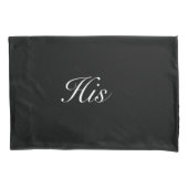 モダン白黒 枕カバー (正面左)