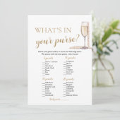 モダン真珠とプロセッコ財布ゲームの内容 招待状 (スタンド正面)