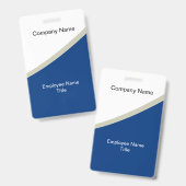 モダン社スタイリッシュ員バッジテンプレート バッジ (正面＆裏面)