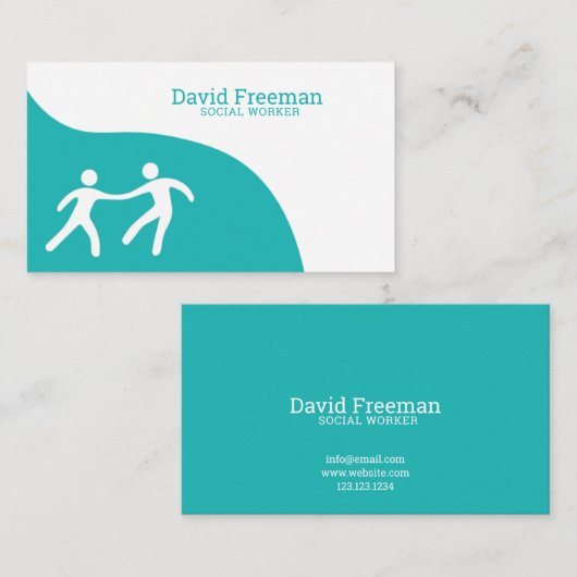 モダン社救済会事業 名刺 (正面/裏面)