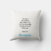 モダン祈りの言葉WIFIより優れたカスタム聖なる書物、 経典 クッション (裏面)