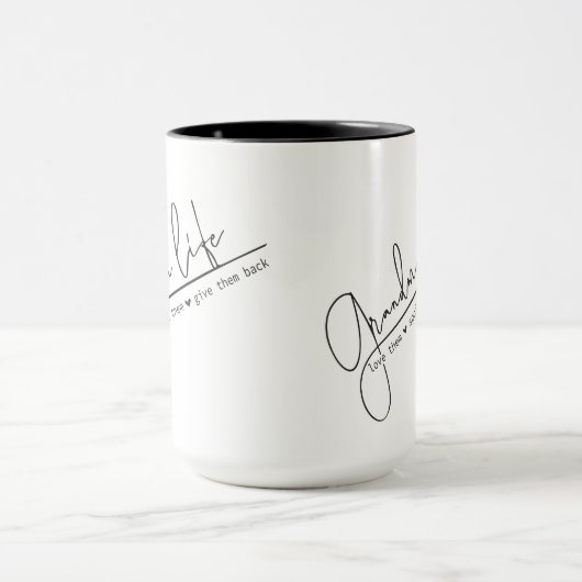 モダン祖母 マグカップ (中央)