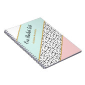 モダン私達のバケツのリストのカップルの記念品ジャーナル ノートブック (右側)