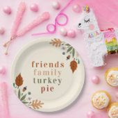 モダン秋エレガント秋サンクスギビング ペーパープレート (パーティー)