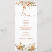 モダン秋テラ結婚コタエレガントス メニュー (正面)