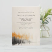 モダン秋林木景観葬祭記念碑 招待状 (スタンド正面)