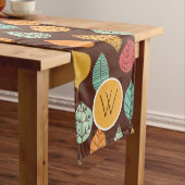 モダン秋葉パターン ロングテーブルランナー (インサイチュ)