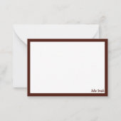 モダン秋 ノートカード (正面)