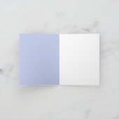 モダン空白のフローラ カード (内部)