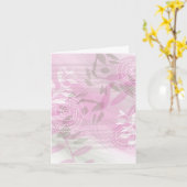 モダン空白のフローラ カード (黄色い花)