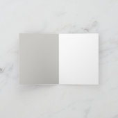 モダン空白のフローラ カード (内部)