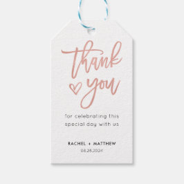 モダン童話の書道結婚式の引き出物ラベル ギフトタグ