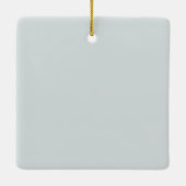 モダン第1回クリスマスベビーの紅葉 セラミックオーナメント (裏面)