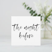 モダン筆の書結婚跡 招待状 (スタンド正面)