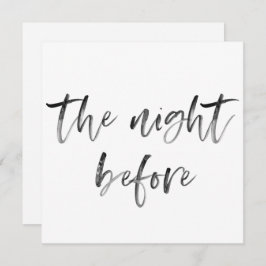 モダン筆の書結婚跡 招待状