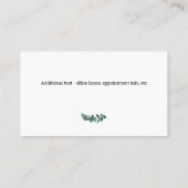 モダン精神療法士ユーカリの名刺 名刺 (裏面)