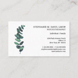 モダン精神療法士ユーカリの名刺 名刺