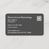 モダン系図学テーマブイ 名刺 (正面)